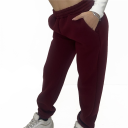 pantalone felpato con polsino cold